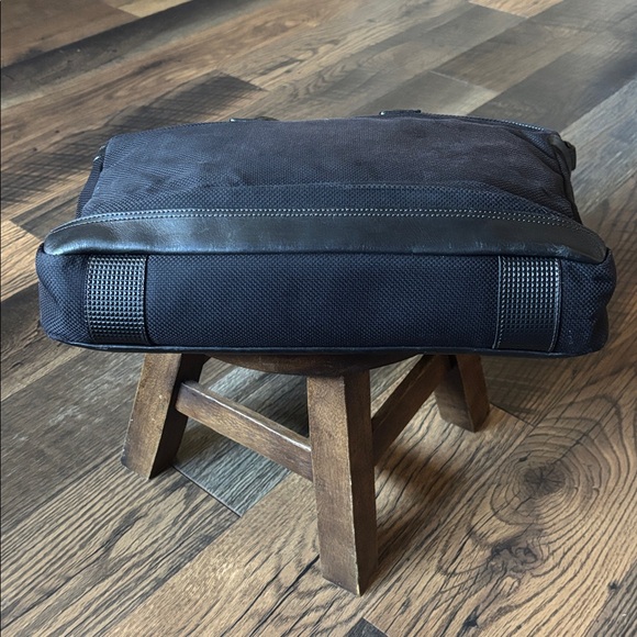 Yoshida & Co. Porter Elder Briefcase Business Black Messenger Bag Nylon Leather - Picture 4 of 13